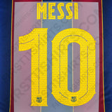 2020/21 FC Barcelona Home Name Set Messi 10 Cup Version (Repro)