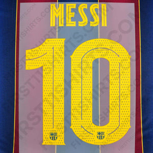 2020/21 FC Barcelona Home Name Set Messi 10 Cup Version (Repro)