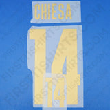 2020/21 Italy Home Name Set Chiesa 14 (Repro)