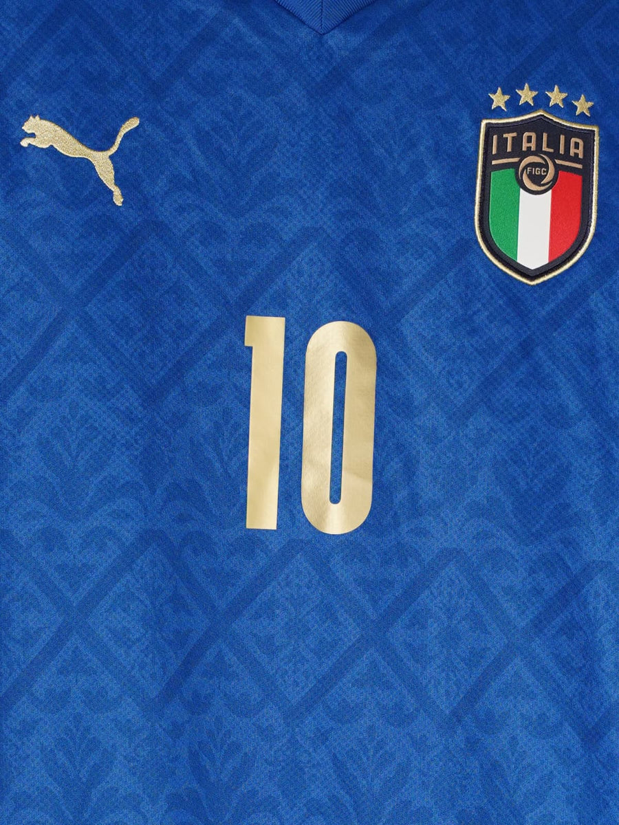 2020/21 Italy Insigne #10 Home Shirt (L)
