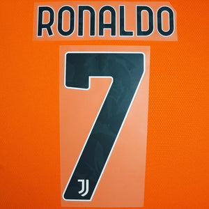 2020/21 Juventus Third Name Set Ronaldo #7 (Repro)