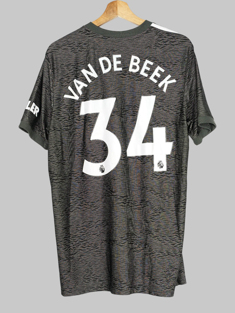 2020/21 Manchester United Van De Beek #34 Away Shirt (L)