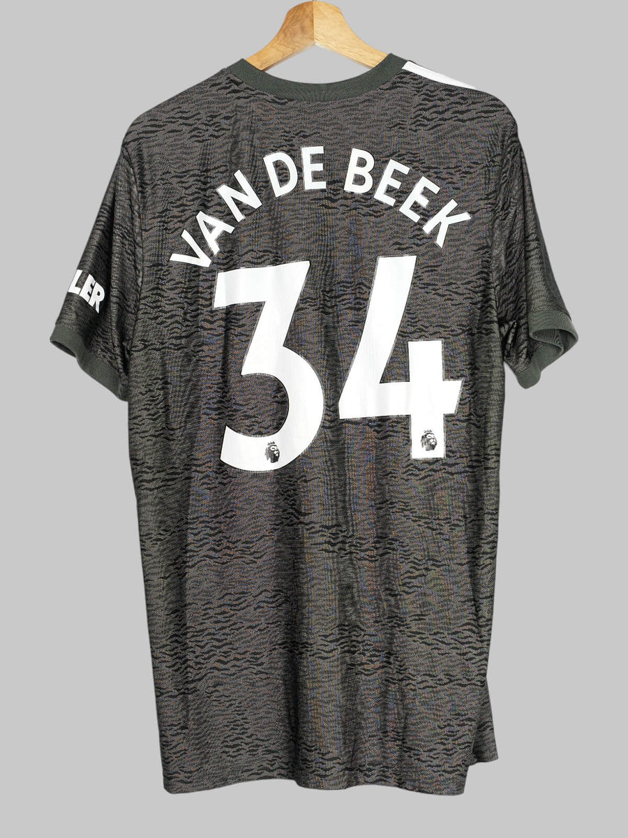 2020/21 Manchester United Van De Beek #34 Away Shirt (L)