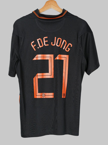 2020/21 Netherlands F. De Jong #21 Away Shirt (M)