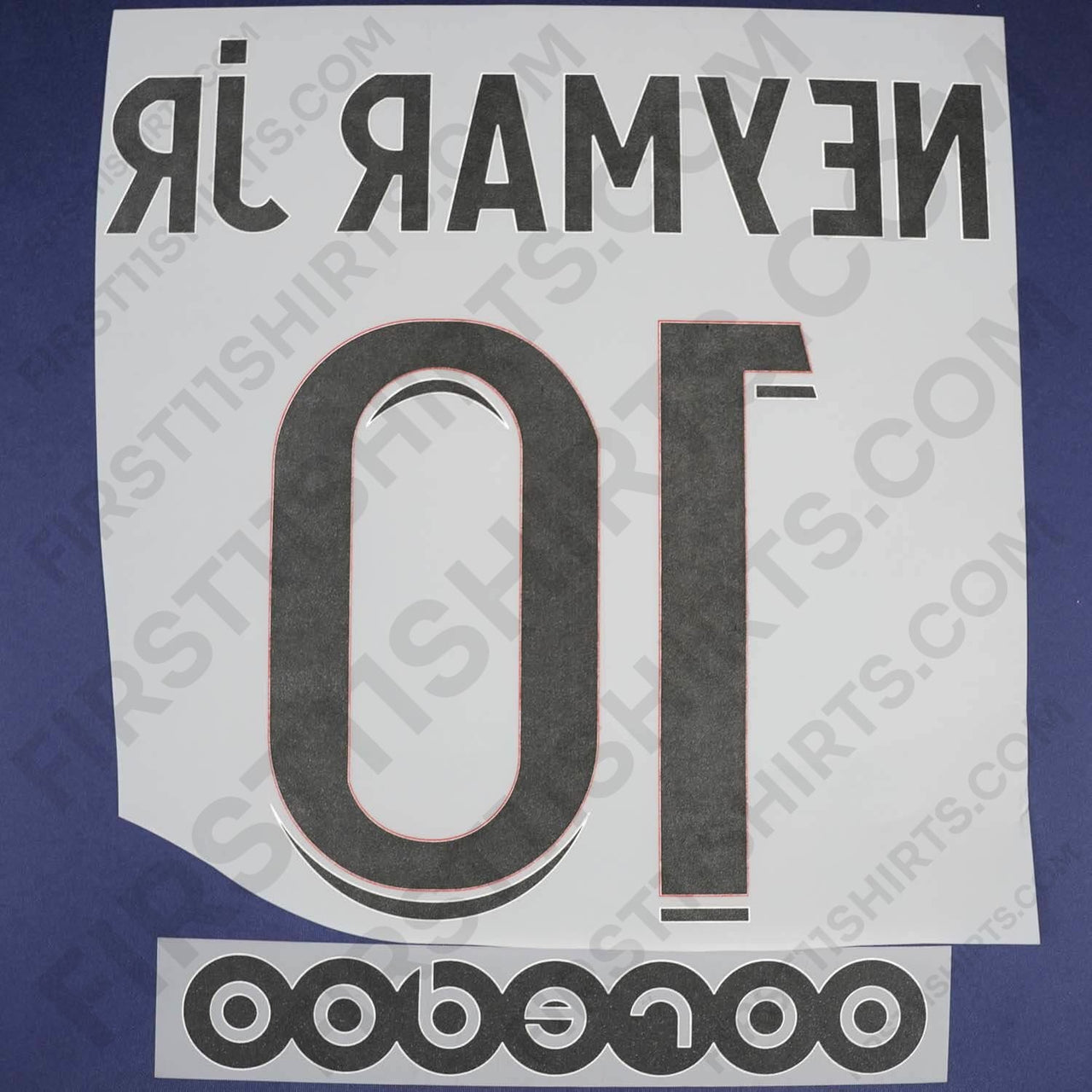2020/21 PSG Home Name Set Neymar Jr 10