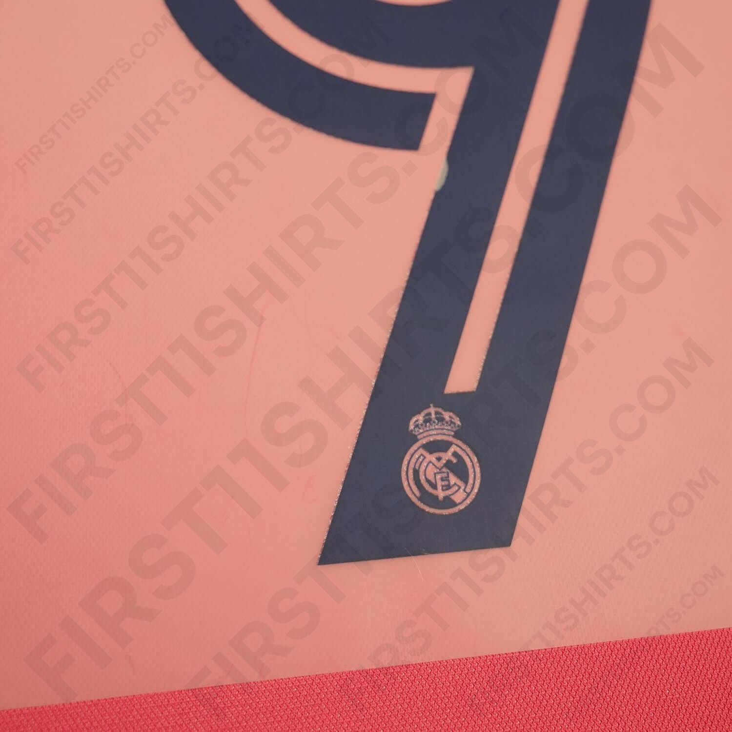 2020/21 Real Madrid Home/Away Name Set Benzema 9 (Repro)