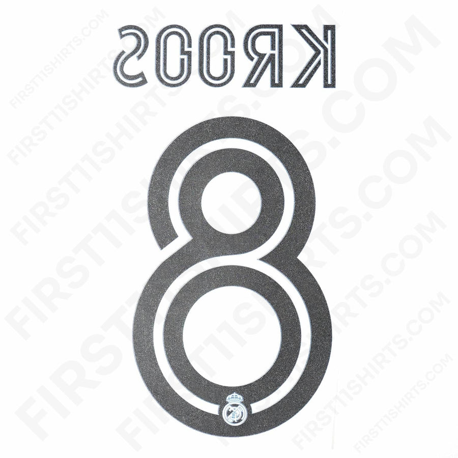 2020/21 Real Madrid Home/Away Name Set Kroos 8 Cup Version (Repro)