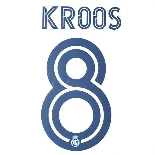 2020/21 Real Madrid Home/Away Name Set Kroos 8 (Repro)