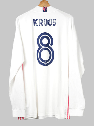 2020/21 Real Madrid Kroos #8 Home Shirt L/S (XL)