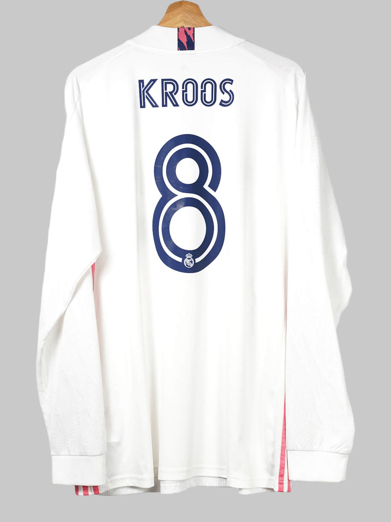 2020/21 Real Madrid Kroos #8 Home Shirt L/S (XL)
