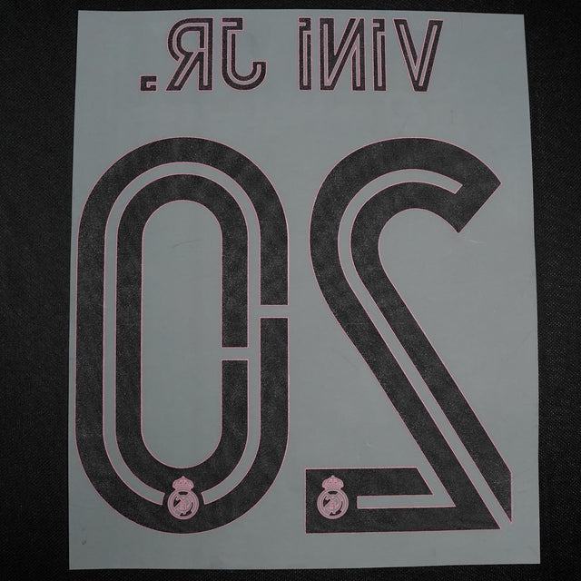 2020/21 Real Madrid Third Name Set Vini Jr #20 (Repro)