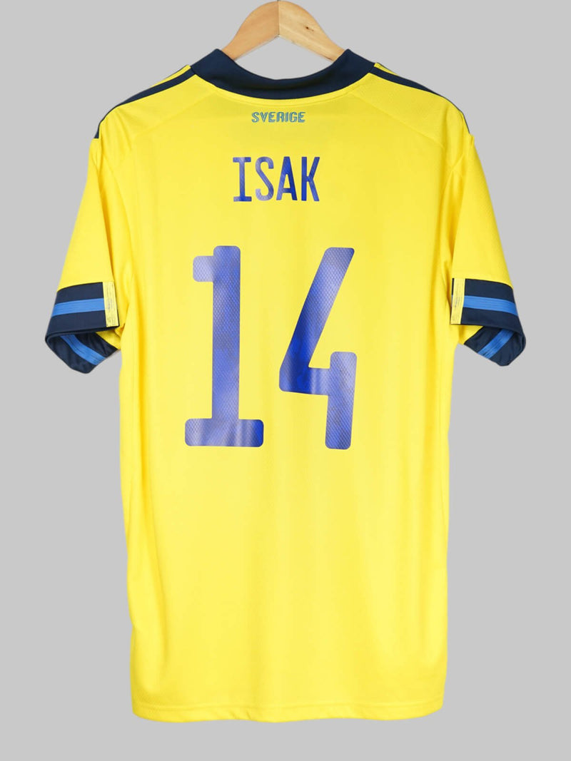 2020/21 Sweden Isak #14 Home Shirt (L)
