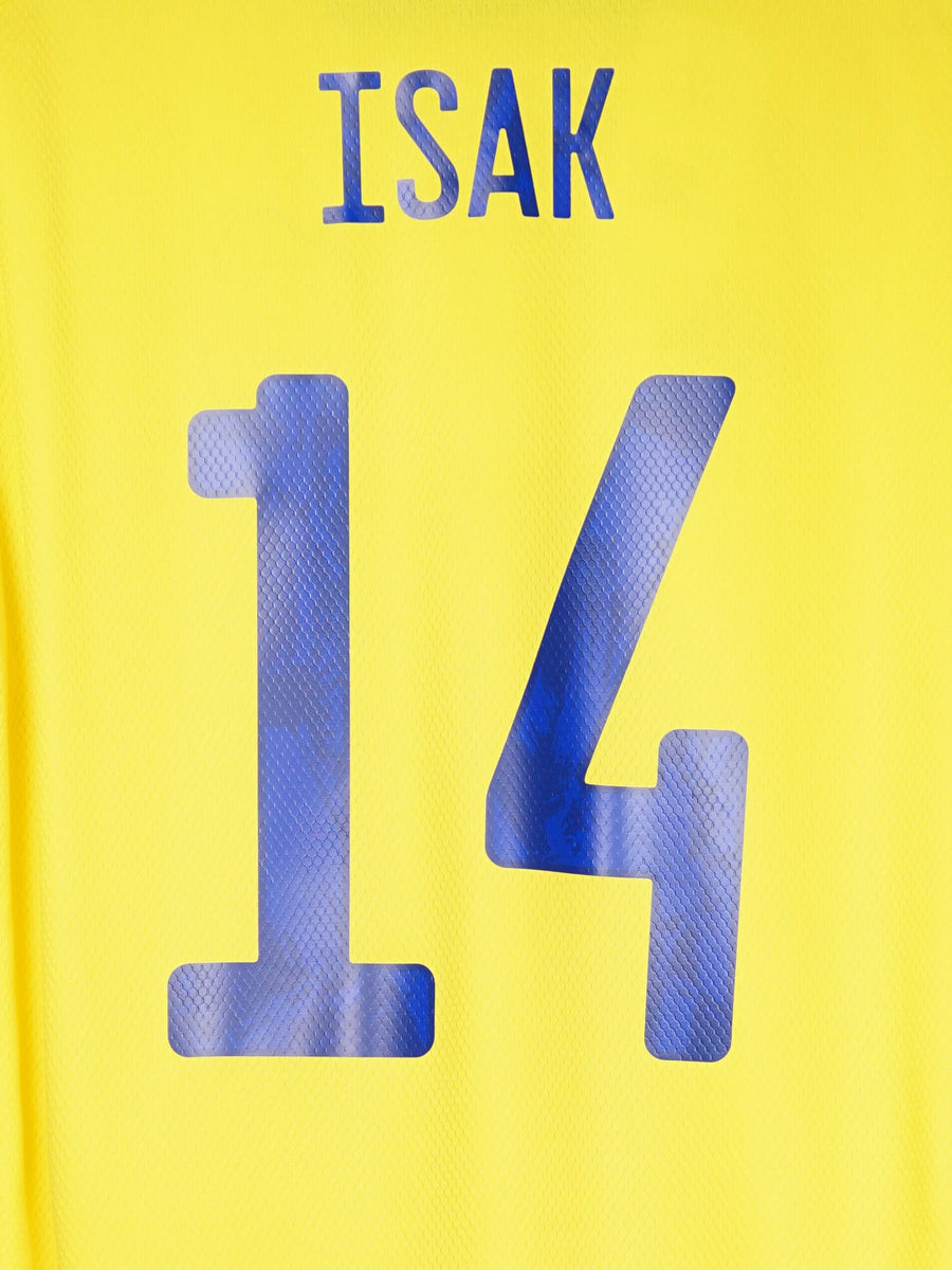 2020/21 Sweden Isak #14 Home Shirt (L)