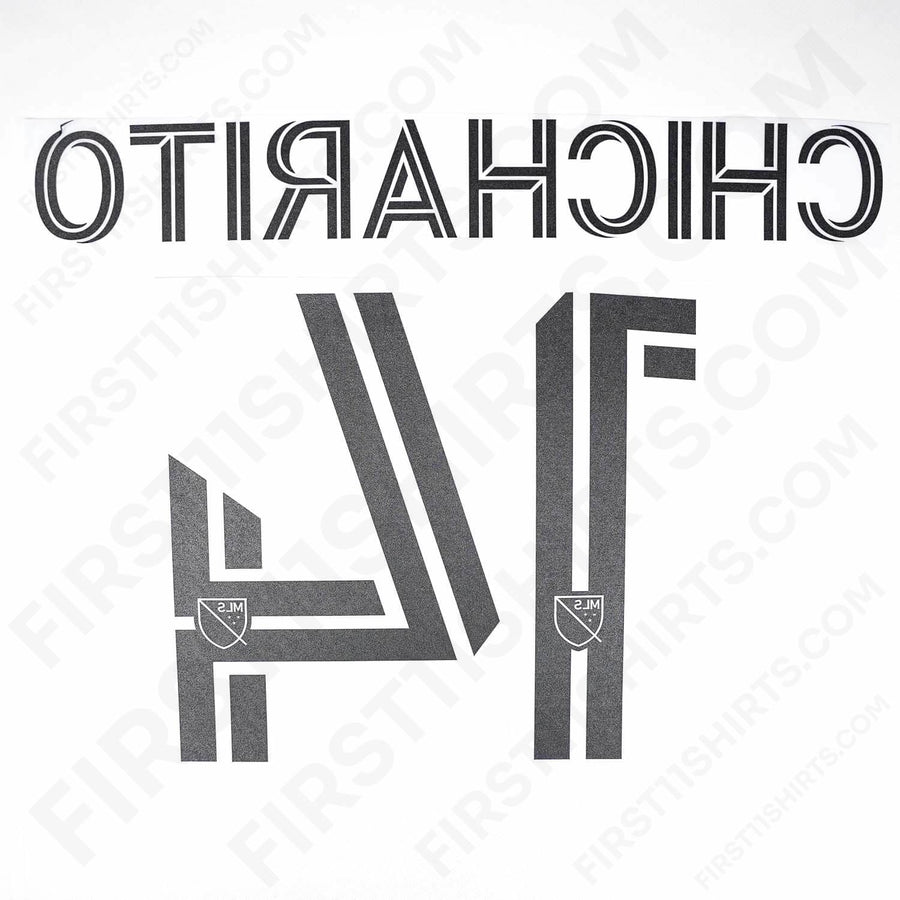 2021 - 2023 La Galaxy Home Name Set Chicharito 14 (Repro)