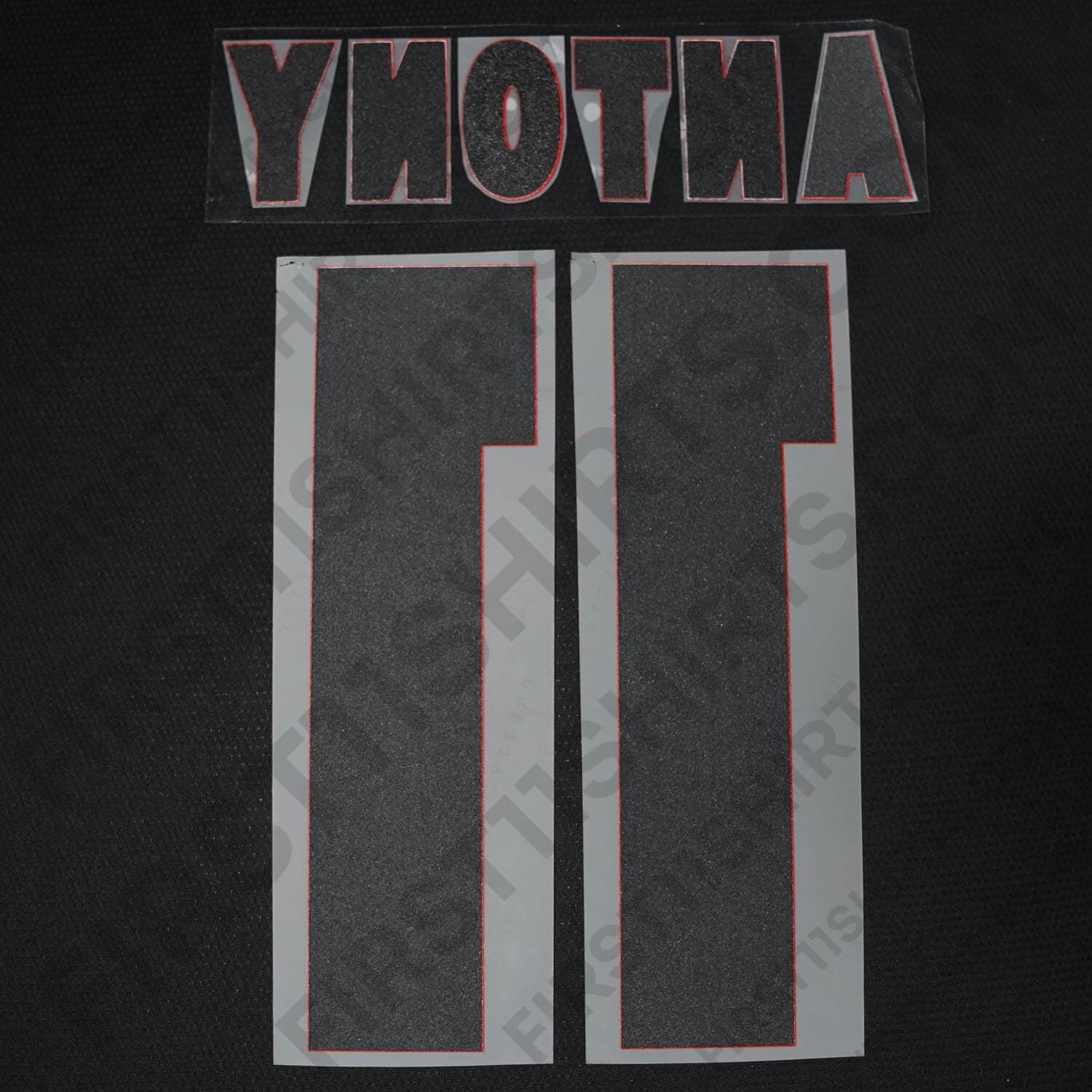 2021/22 Ajax Third Name Set Antony 11 (Repro)