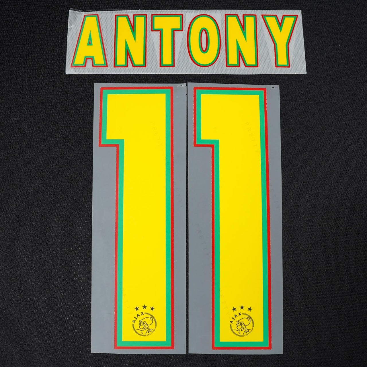 2021/22 Ajax Third Name Set Antony 11 (Repro)