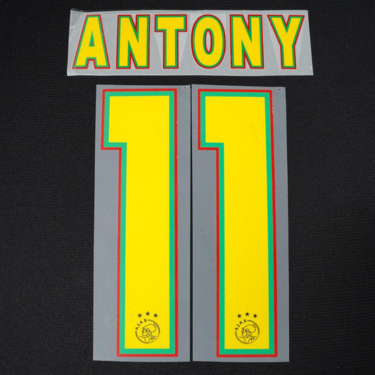 2021/22 Ajax Third Name Set Antony 11 (Repro)