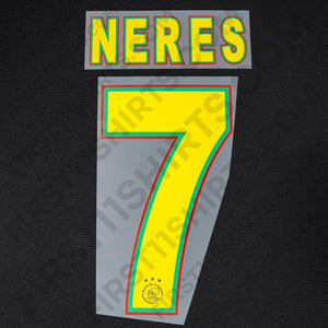 2021/22 Ajax Third Name set Neres 7 (Repro)