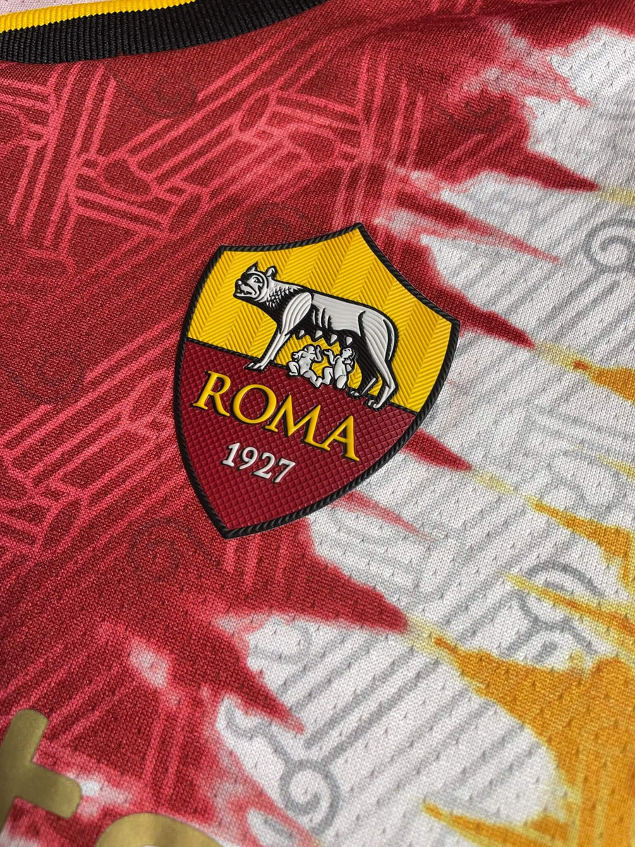 2021/22 AS Roma Kollmats #22 Away Shirt Match Worn (L Womens)