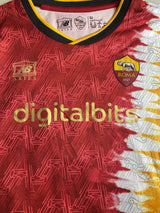 2021/22 AS Roma Kollmats #22 Away Shirt Match Worn (L Womens)