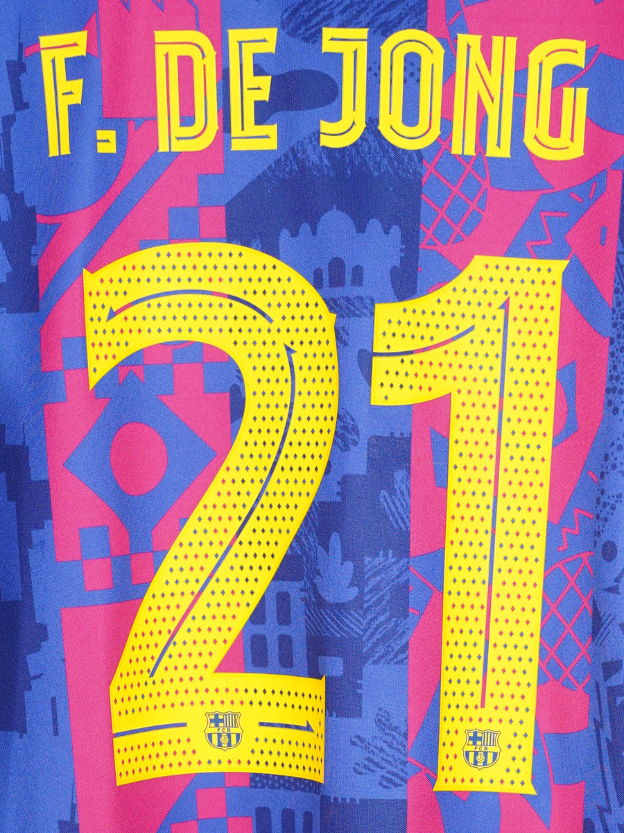 2021/22 Barcelona F. De Jong #21 Third Shirt (L)