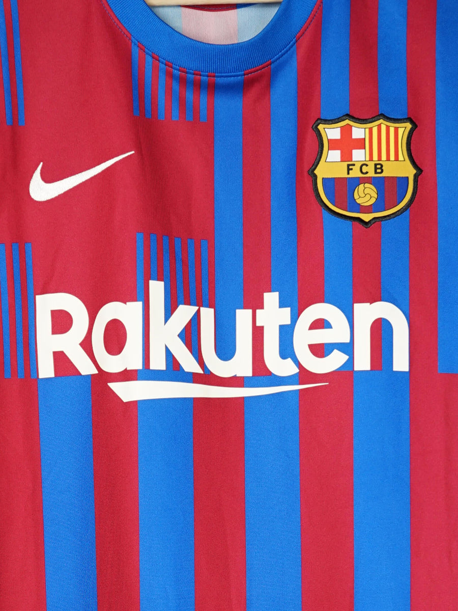 2021/22 Barcelona Memphis #9 Home Shirt (L)