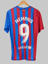 2021/22 Barcelona Memphis #9 Home Shirt (M) Nike