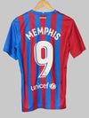 2021/22 Barcelona Memphis #9 Home Shirt (S) Nike