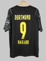 2021/22 Borussia Dortmund Haaland #9 Away Shirt (XL)