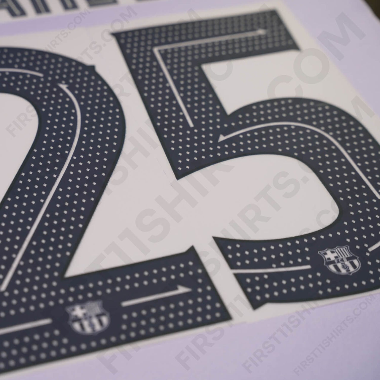 2021/22 FC Barcelona Away Name Set Aubameyang 25 Cup version (Repro)