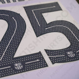 2021/22 FC Barcelona Away Name Set Aubameyang 25 Cup version (Repro)