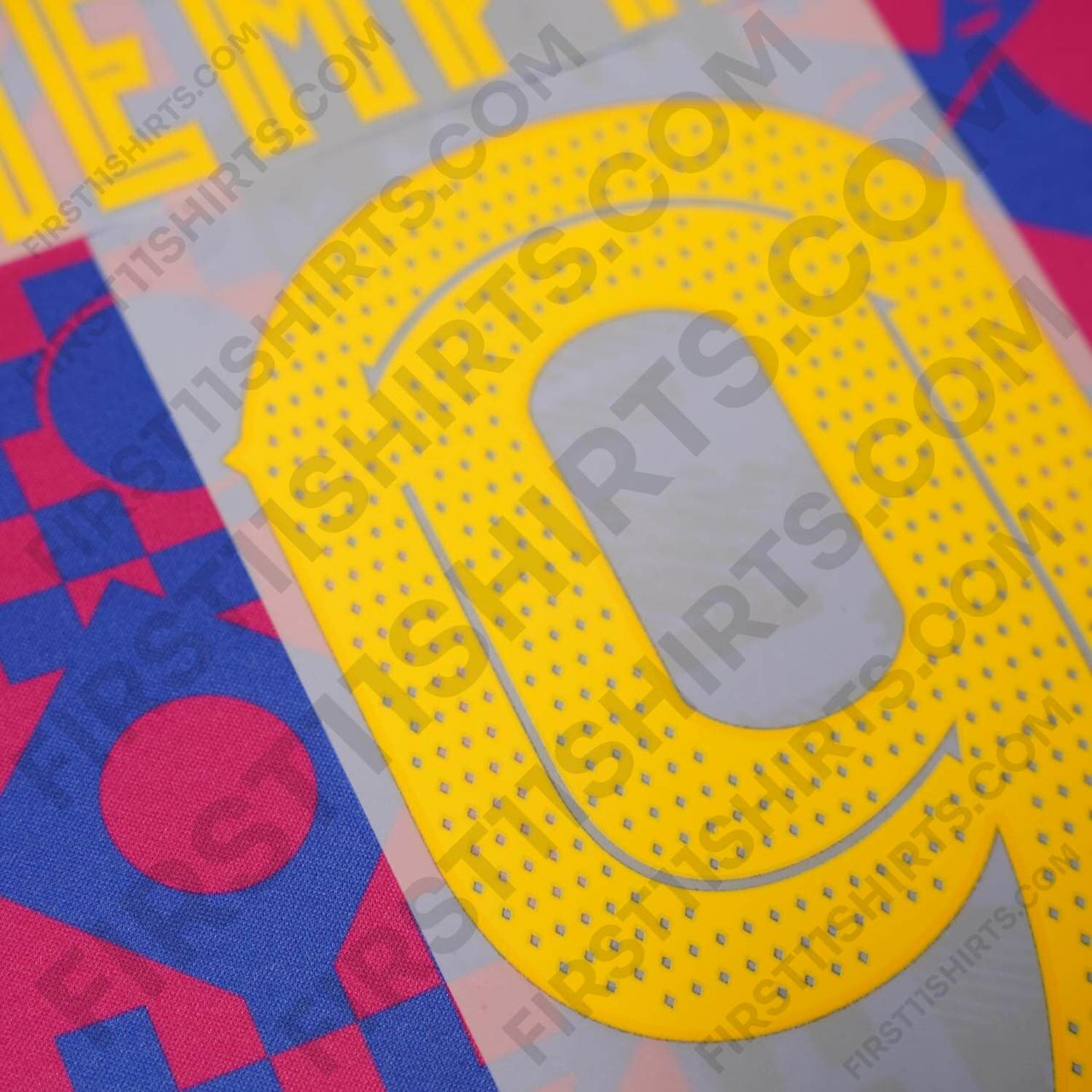 2021/22 FC Barcelona Third Name Set Memphis 9 (Repro)