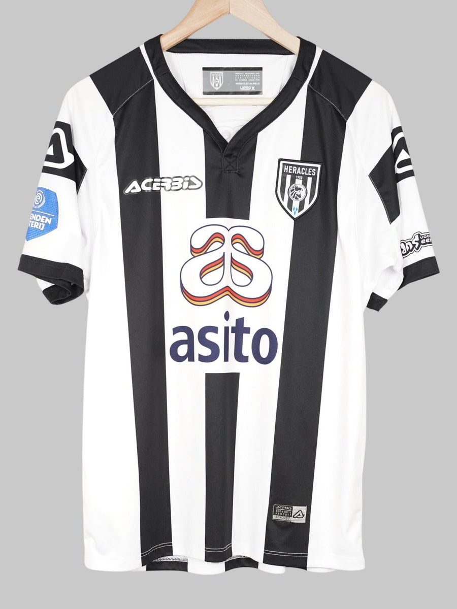 2021/22 Heracles Almelo Home Shirt Match Worn Signed Roosken #12 (M)