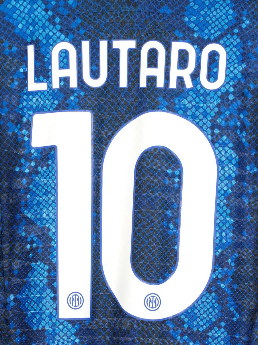2021/22 Inter Milan Lautaro #10 Home Shirt (M)