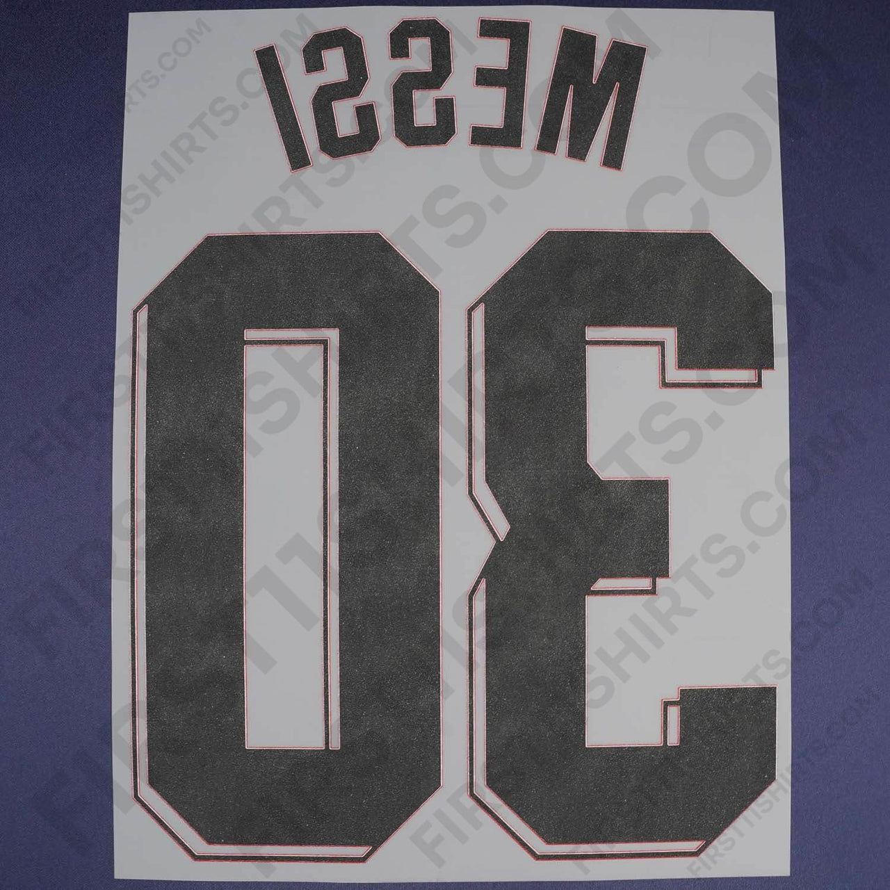 2021/22 PSG Home Name Set Messi 30 (Repro)