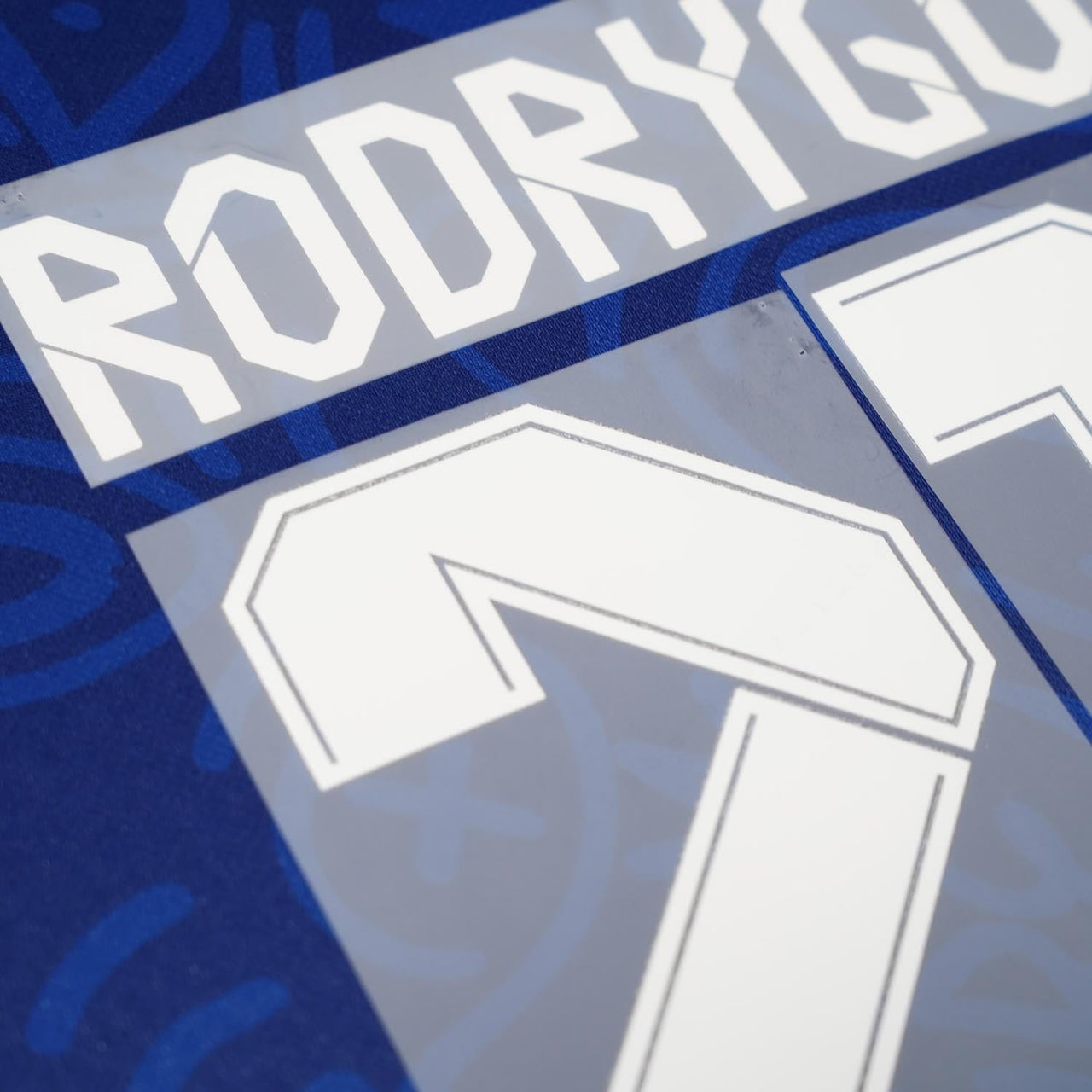 2021/22 Real Madrid Away/Third Name Set Rodrygo 21 (Repro)