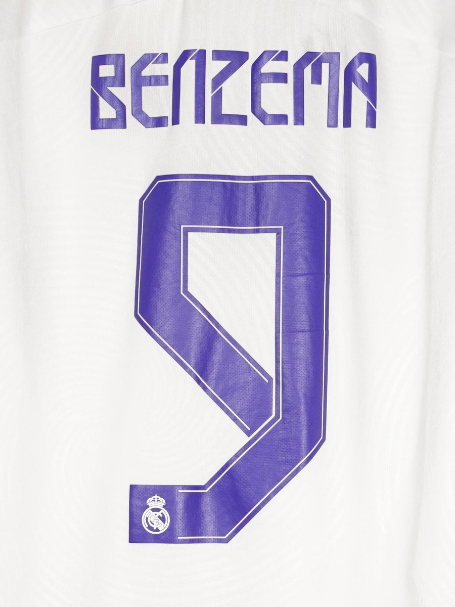 2021/22 Real Madrid Benzema #9 Home Shirt (L)