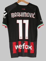 2022/23 AC Milan Ibrahimovic #11 Home Shirt (S)