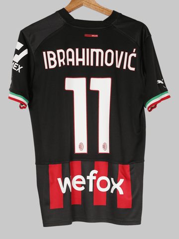 2022/23 AC Milan Ibrahimovic #11 Home Shirt (S)