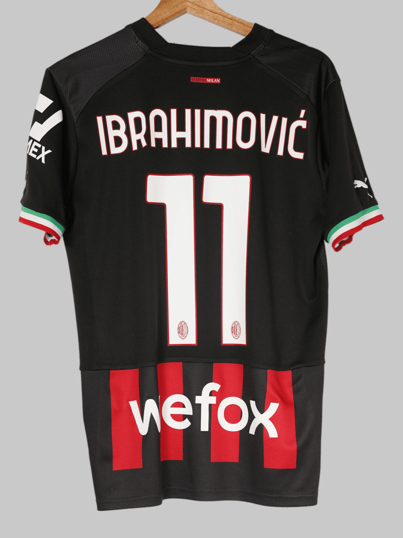 2022/23 AC Milan Ibrahimovic #11 Home Shirt (S)