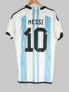 2022/23 Argentina Messi #10 Camiseta Local (L) Adidas