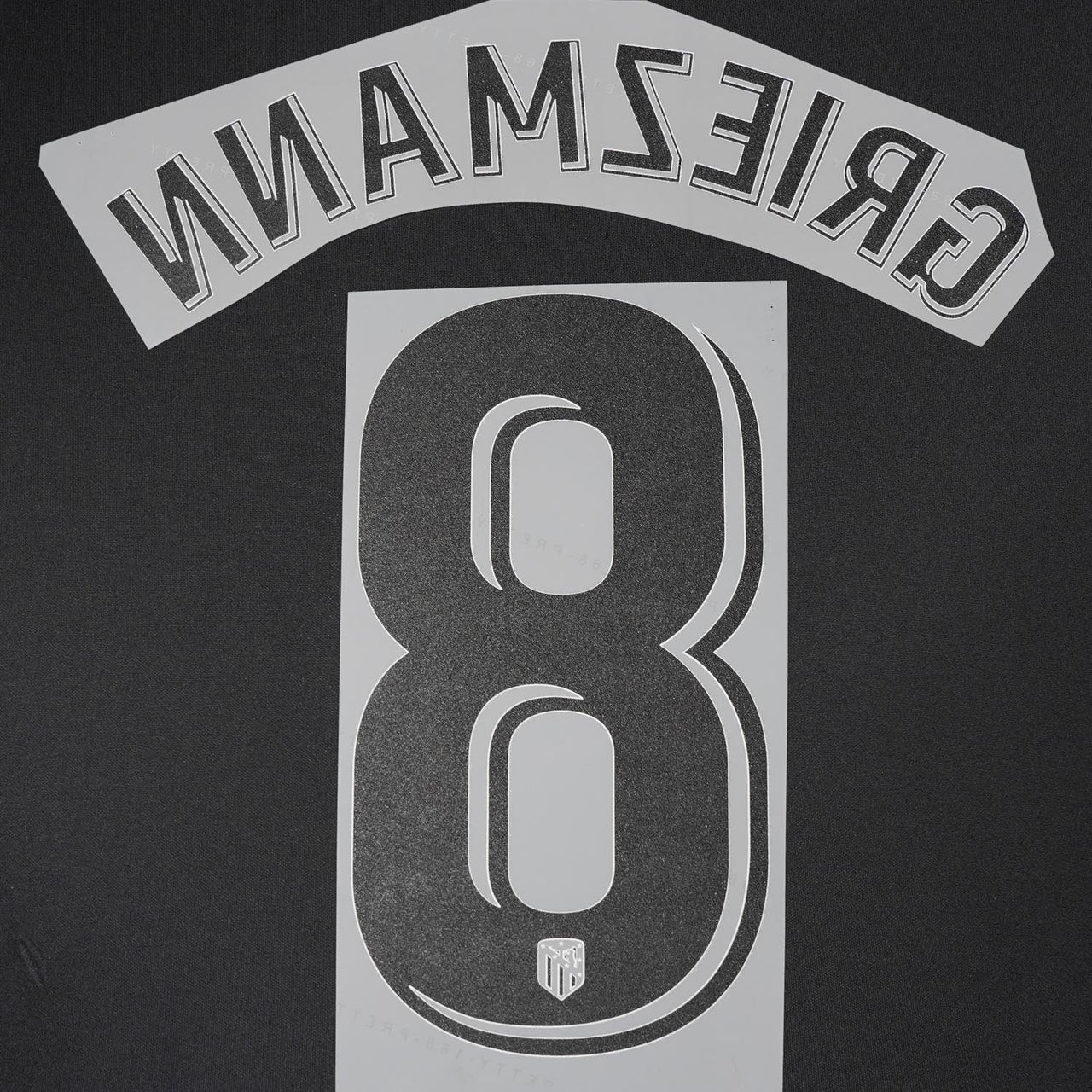 2022/23 Atletico Madrid Home/Third Name Set Griezmann 8 (Repro)