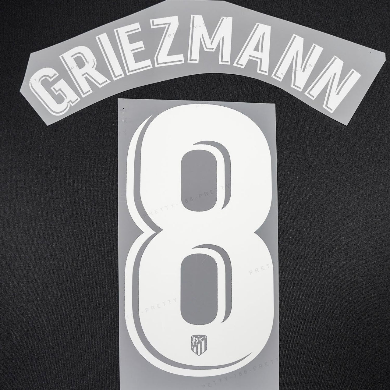 2022/23 Atletico Madrid Home/Third Name Set Griezmann 8 (Repro)