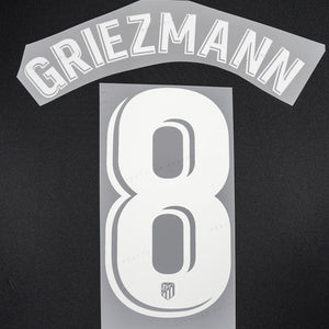 2022/23 Atletico Madrid Home/Third Name Set Griezmann 8 (Repro)