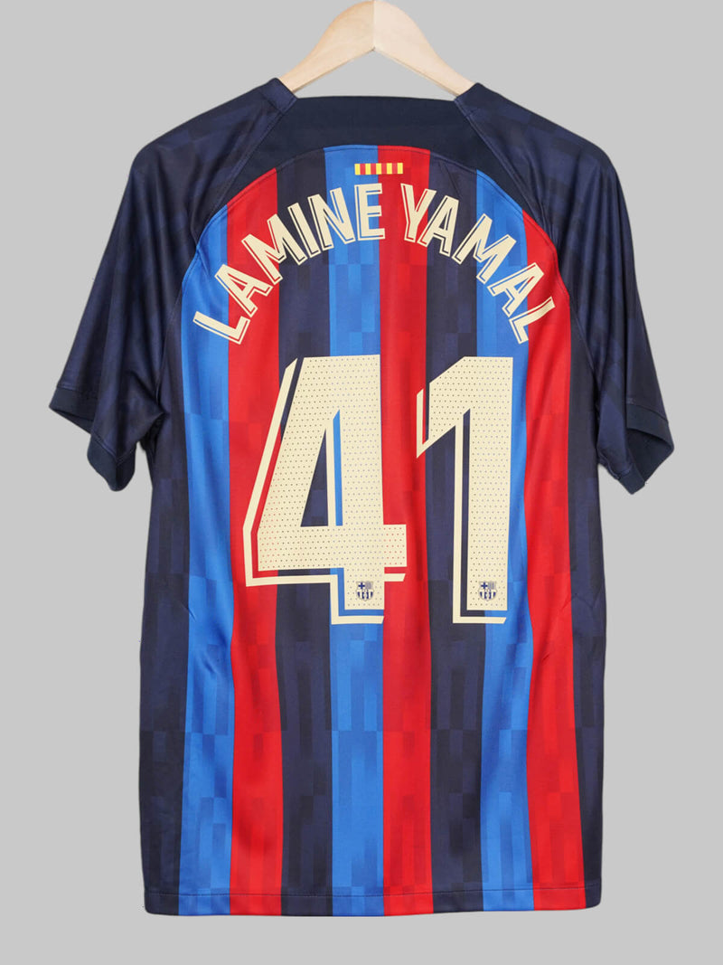2022/23 Barcelona Lamine Yamal #41 Home Shirt (L)