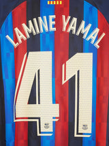 2022/23 Barcelona Lamine Yamal #41 Home Shirt (L)