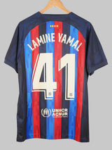 2022/23 Barcelona Lamine Yamal #41 Home Shirt (L)