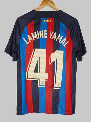 2022/23 Barcelona Lamine Yamal #41 Home Shirt (M)