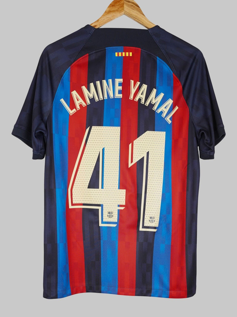 2022/23 Barcelona Lamine Yamal #41 Home Shirt (M)