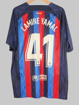 2022/23 Barcelona Lamine Yamal #41 Home Shirt (XXL)